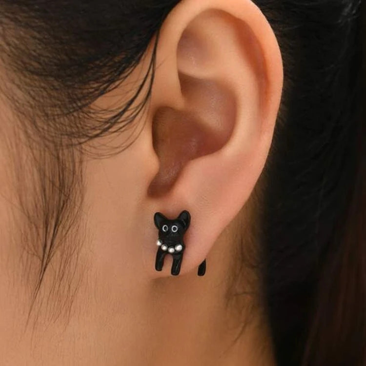 Women's Stud Earring | Cat Stud Earring | Jewelavira